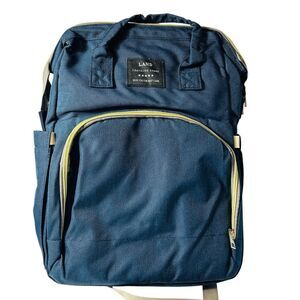 Land Traveling Share Multi Function Diaper Bag Blue Portable Baby Bassinet